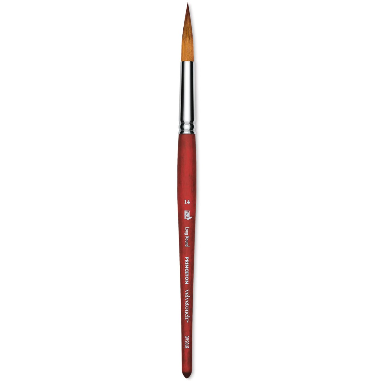 Princeton Velvetouch Series 3950 Synthetic Brush - Long Round, Size 14